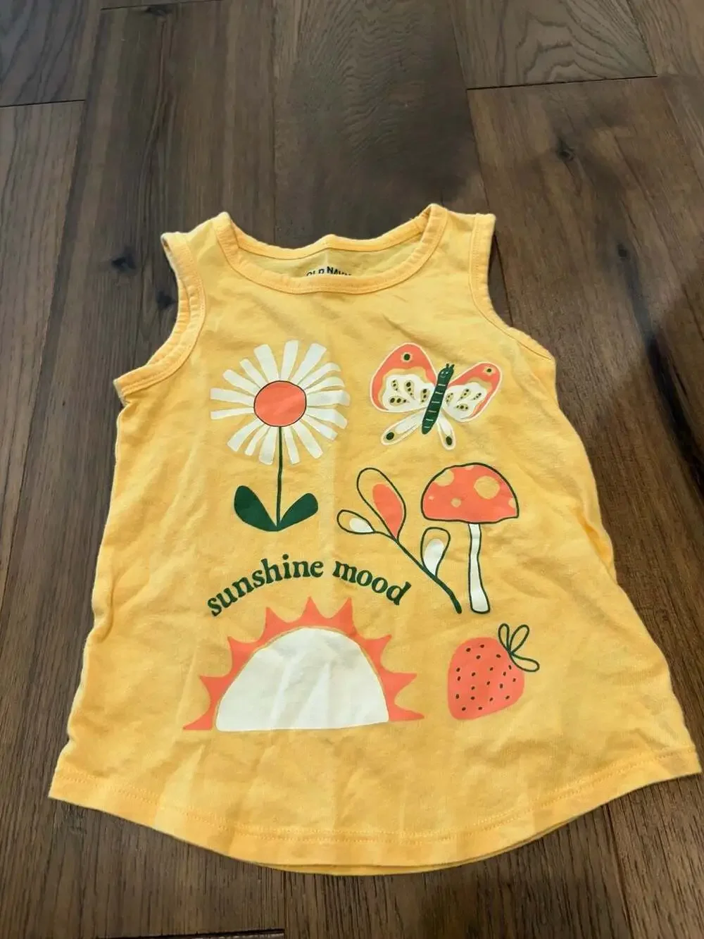 Old Navy Sunshine Mood Graphic Tank Top